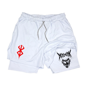 Shorts Esportivos Berserk 2 em 1 – Performance e Conforto em Dobro