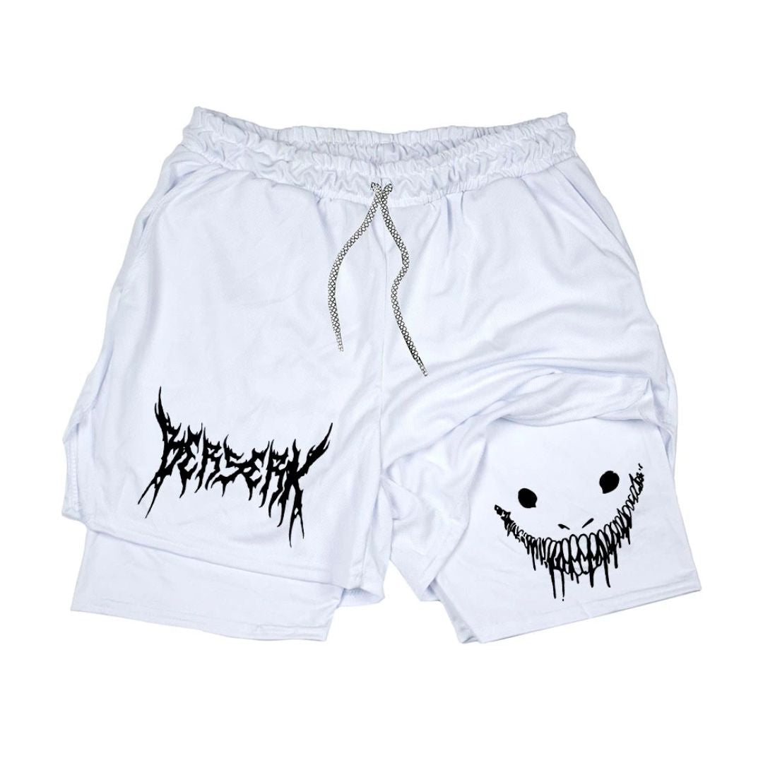Shorts Esportivos Berserk 2 em 1 – Performance e Conforto em Dobro