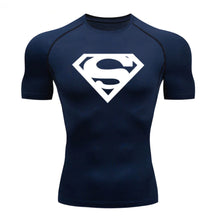 Camiseta de Compressão Superman – Desempenho e Estilo para Treinos de Alto Nível
