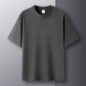 Camiseta Oversized Masculina 100% Algodão Puro – Verão, Gola Redonda, Manga Curta, Estilo Fashion e Respirável