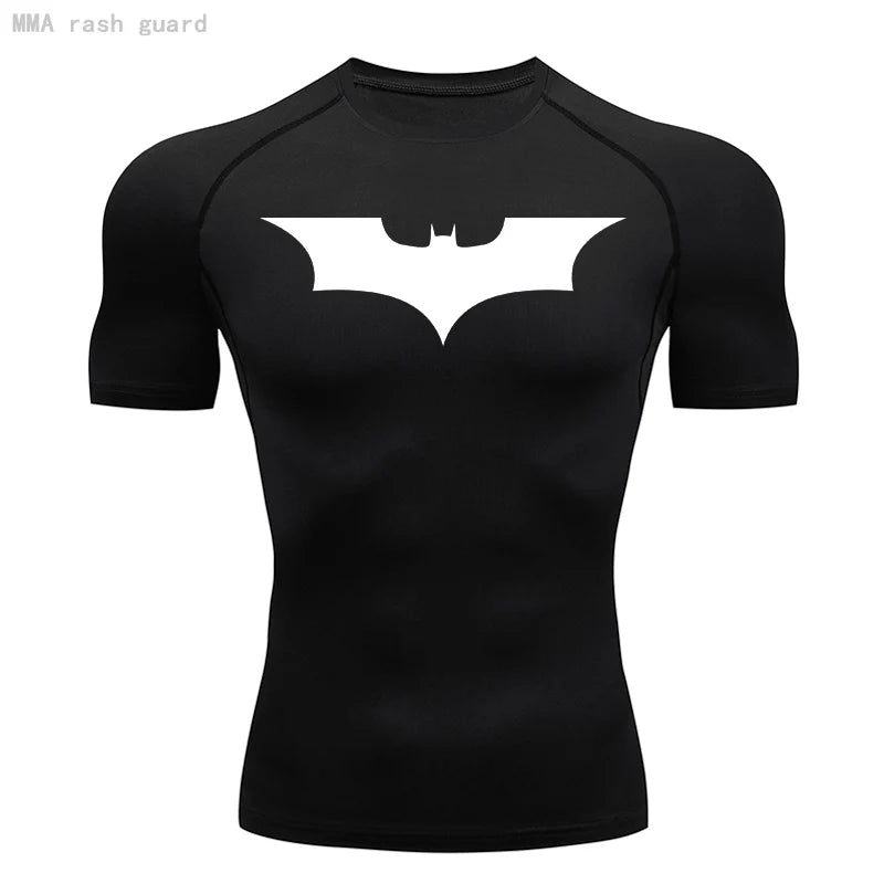 Camiseta de Compressão Masculina Batman - Performance e Estilo