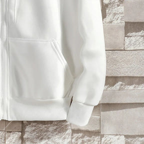 Blusa de Moletom Masculina com Zíper LISO - Casaco Estilo Casual e Esportivo para Outono e Inverno
