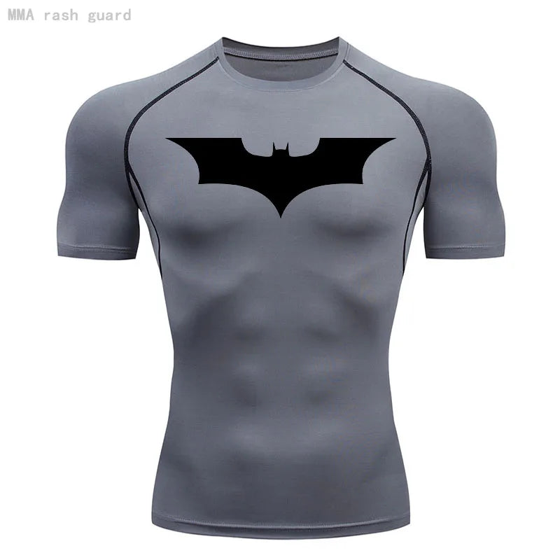 Camiseta de Compressão Masculina Batman - Performance e Estilo
