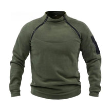 Moletom Masculino Streetwear Militar com Zíper - Fleece, Inverno, Conforto e Estilo