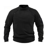 Moletom Masculino Streetwear Militar com Zíper - Fleece, Inverno, Conforto e Estilo