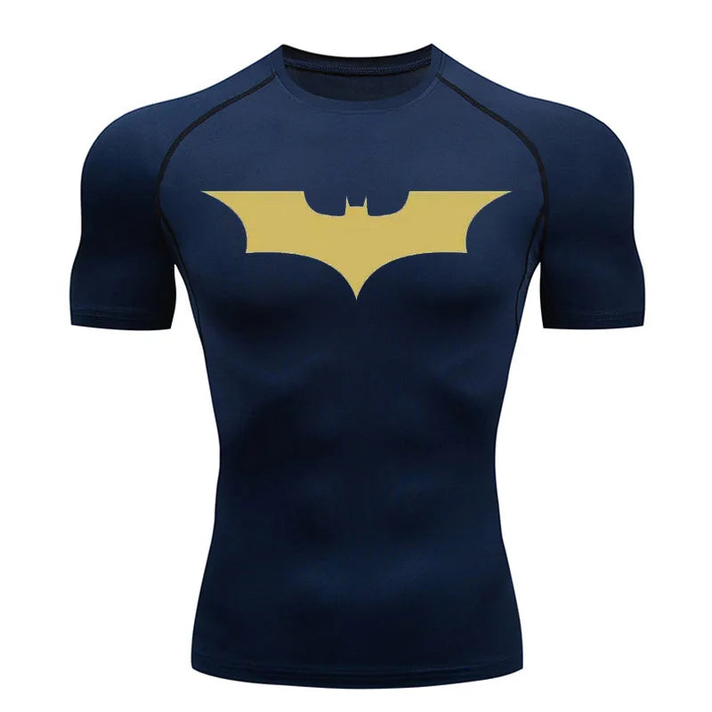Camiseta de Compressão Masculina Batman - Performance e Estilo