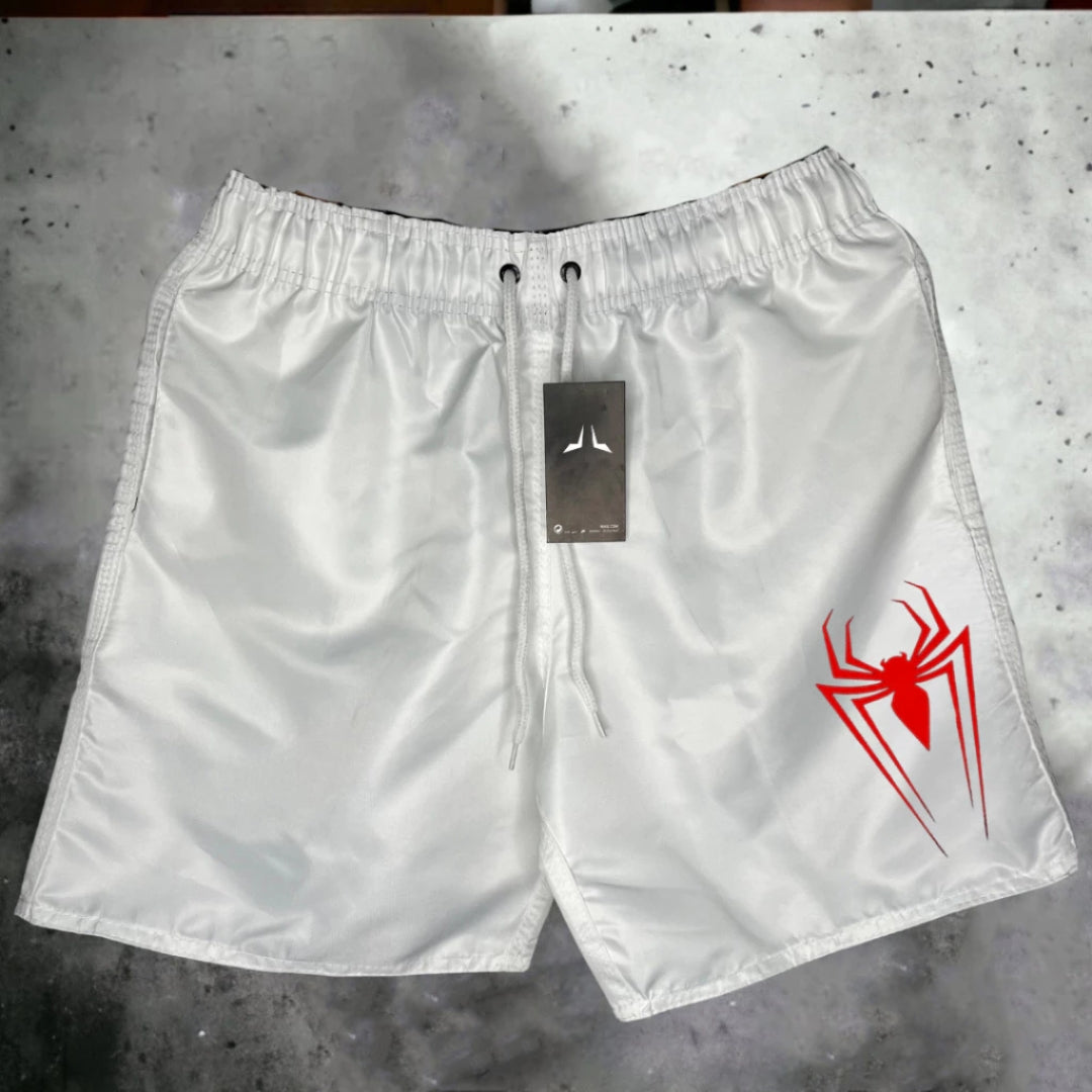 Bermuda Masculina Spider-Man – Estilo, Conforto e Performance para Academia, Praia e Lazer