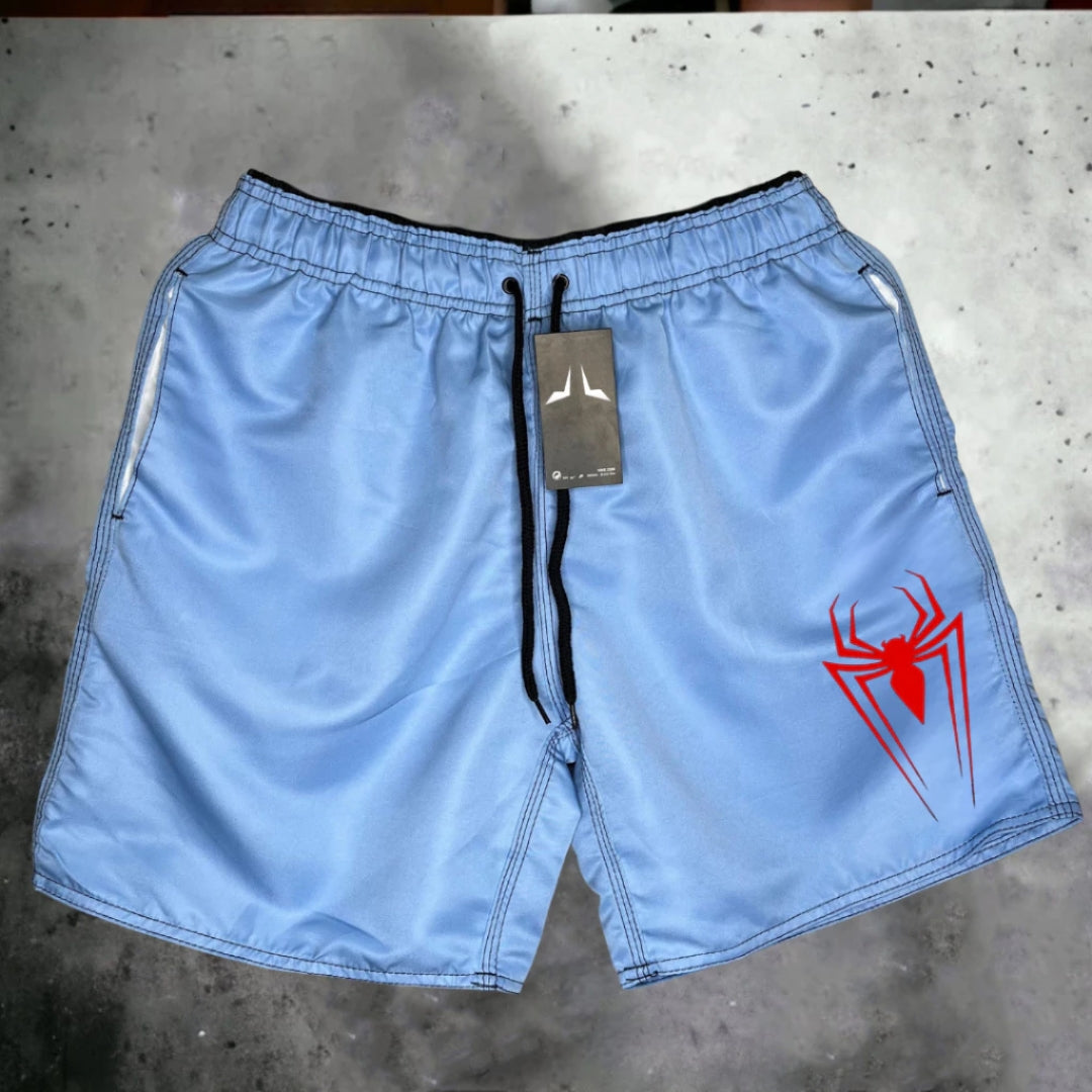 Bermuda Masculina Spider-Man – Estilo, Conforto e Performance para Academia, Praia e Lazer