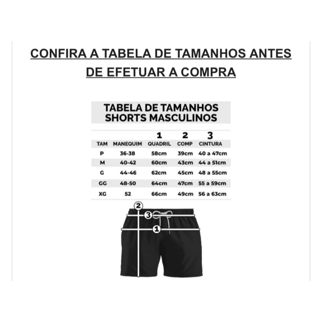 Bermuda Spark Masculina Street Wear – Dragão Chinês