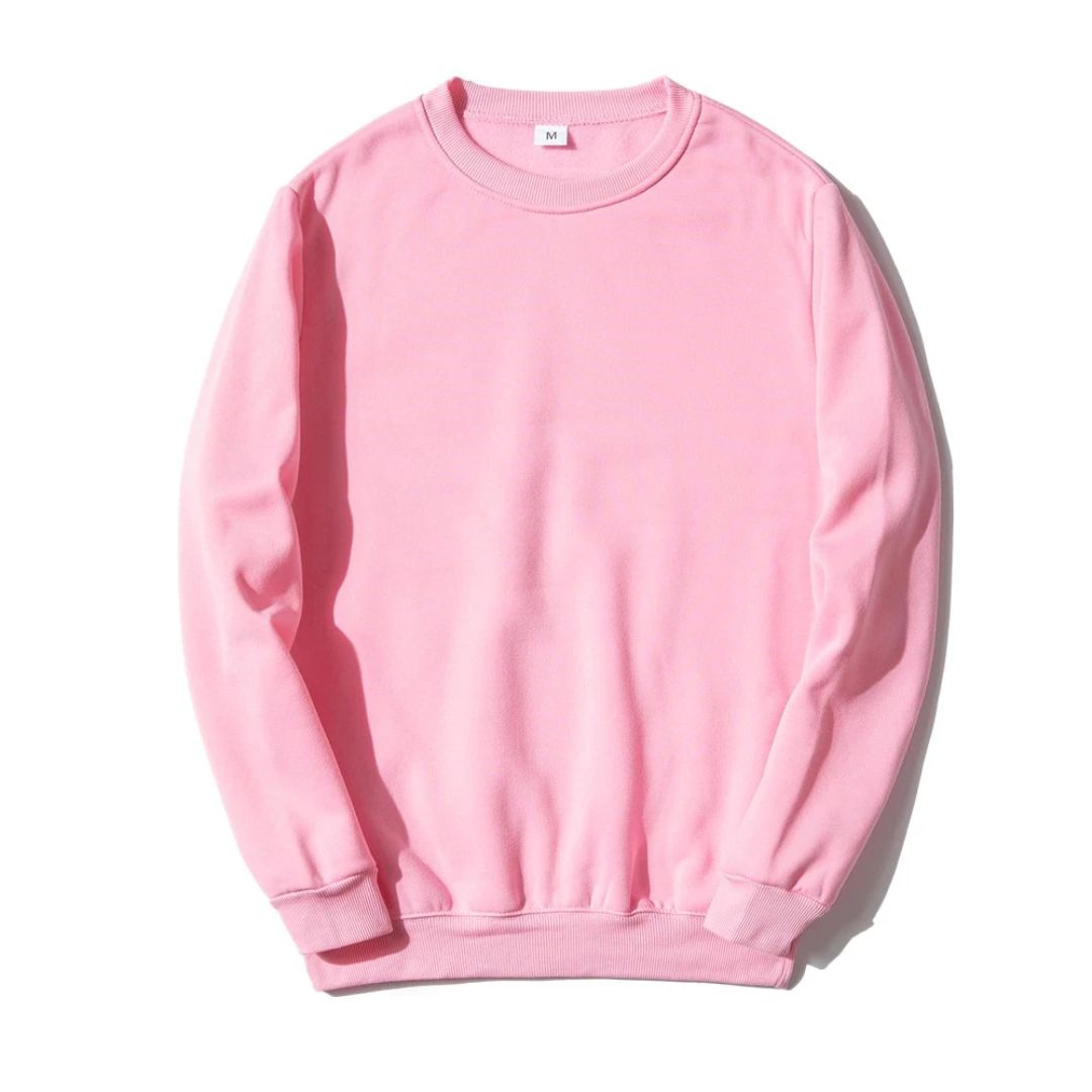 Moletom Gola Redonda Unissex Liso Spark