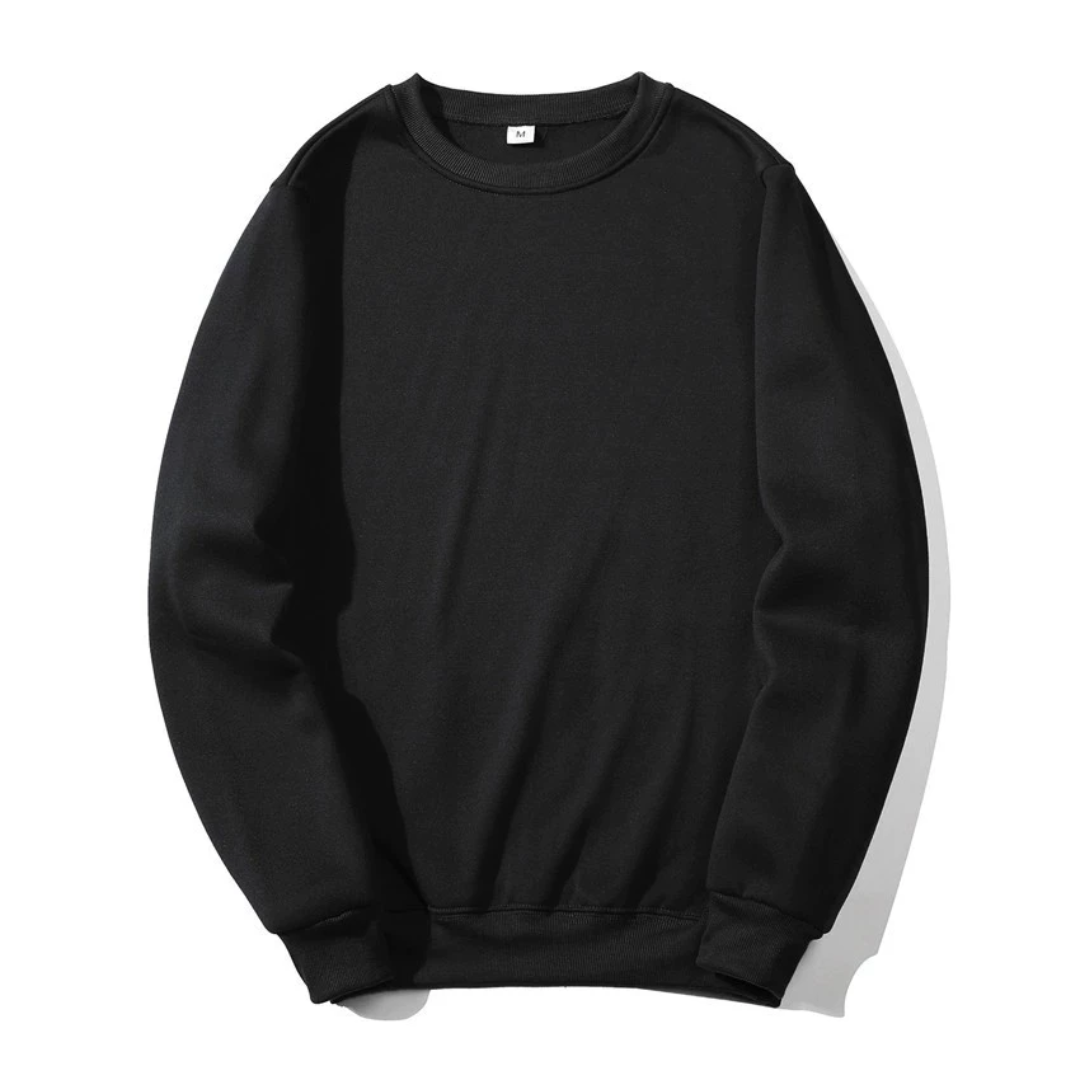 Moletom Gola Redonda Unissex Liso Spark