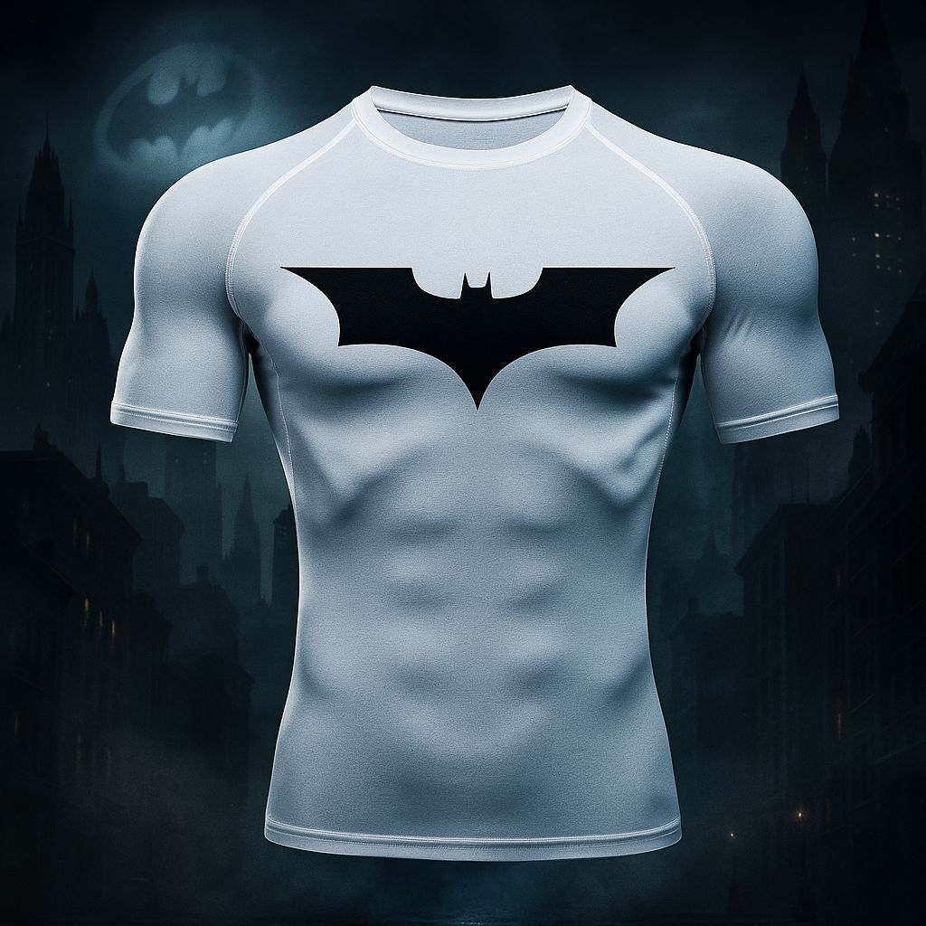 Camiseta de Compressão Masculina Batman - Performance e Estilo