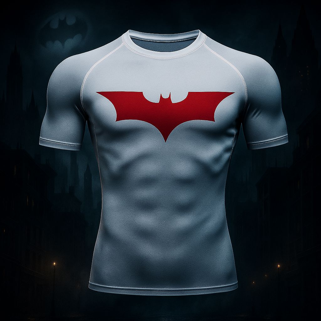 Camiseta de Compressão Masculina Batman - Performance e Estilo
